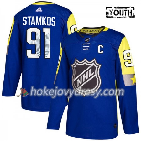 Dětské Hokejový Dres Tampa Bay Lightning Steven Stamkos 91 2018 NHL All-Star Atlantic Division Adidas Royal Authentic